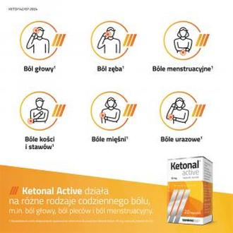 Bóle menstruacyjne Ketonal